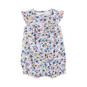 Carter's Yazlık Kız Bebek Çiçek Desenli Tulum