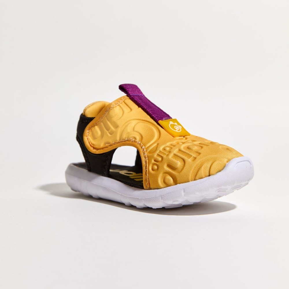 Dudino Yazlık Çocuk Sandaleti Shell Yellow Sarı