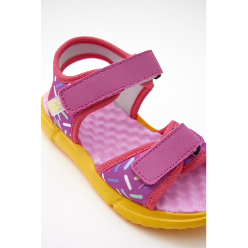 Dudino Yazlık Kız Sandalet Paris Candy Pembe