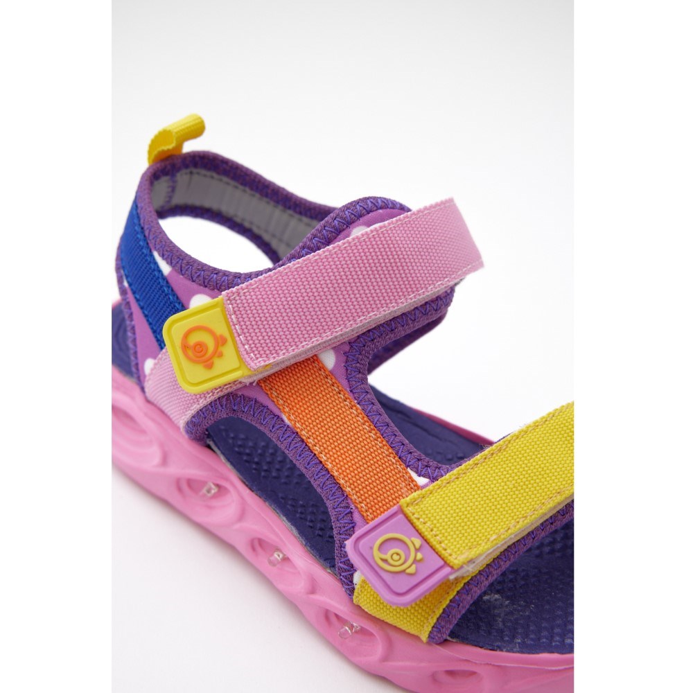 Dudino Yazlık Kız Sandalet Coconut Purple Pembe