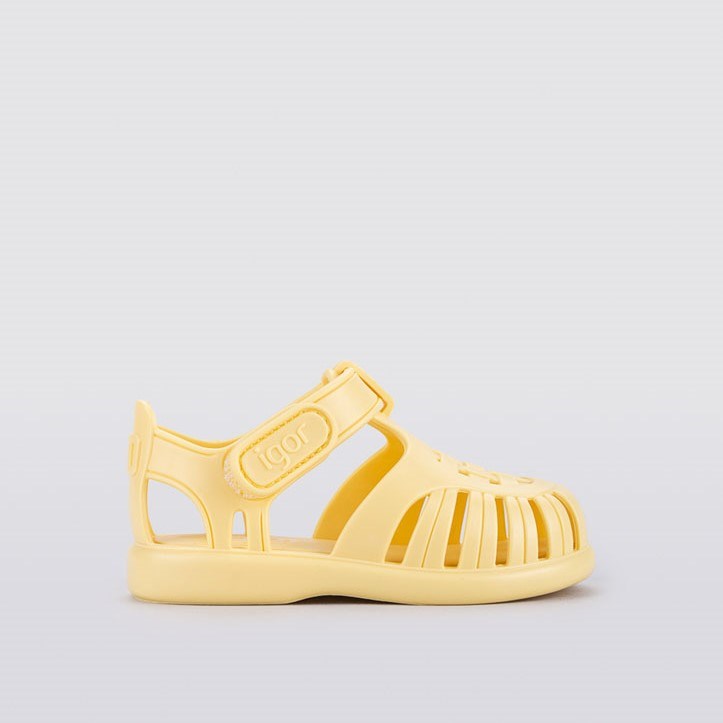 igor Yazlık Çocuk Sandaleti Tobby Solid Vanilla Sarı