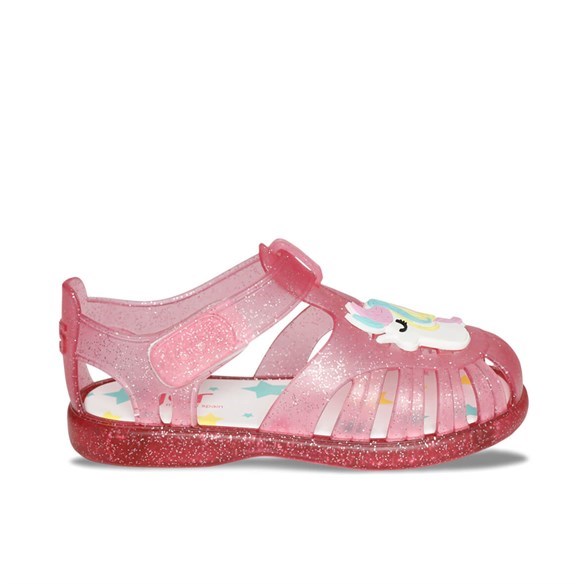 igor Yazlık Çocuk Sandaleti Tobby Gloss Unicornio Fucsıa Glıtter Pembe