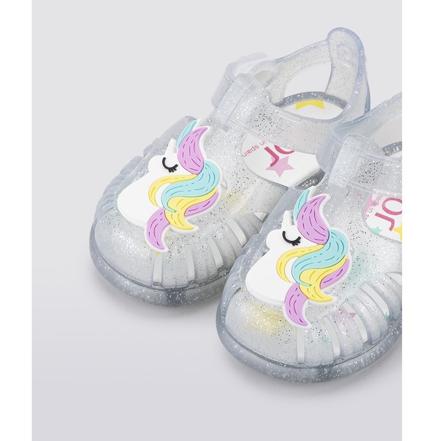 igor Yazlık Çocuk Sandaleti Tobby Gloss Unicornio Beyaz
