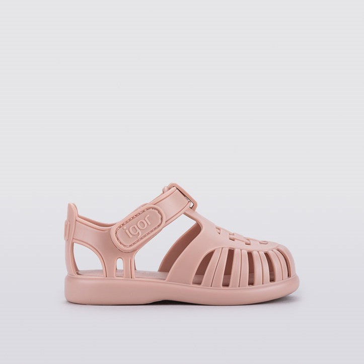 igor Yazlık Çocuk Sandaleti Tobby Solid Maquillaje - Nude Pembe