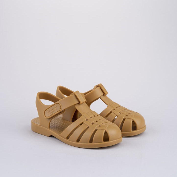 igor Yazlık Çocuk Sandaleti Clasica Velcro - Mustard