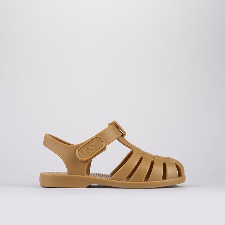 igor Yazlık Çocuk Sandaleti Clasica Velcro - Mustard Sarı