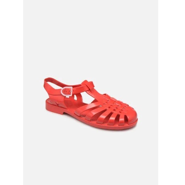 Meduse Sun Sandals Yazlık Kadın Sandalet Carmin Kırmızı
