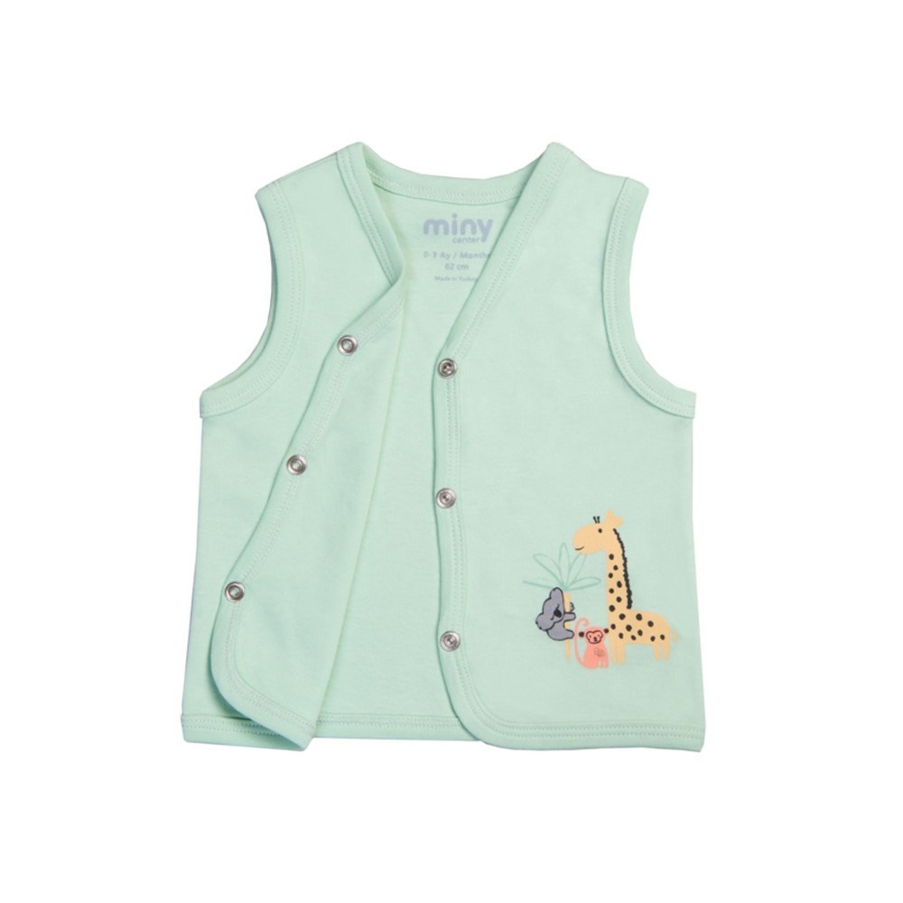 Miny Center Erkek Bebek Yelek Yeşil