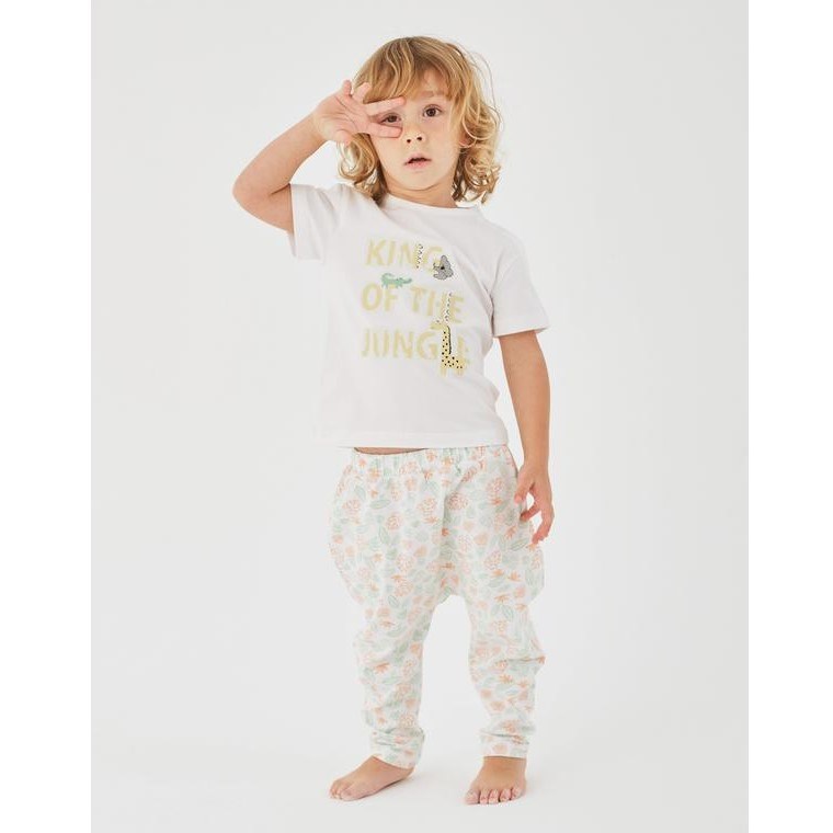 Minycenter Yazlık Erkek Bebek T-shirt Yeşil