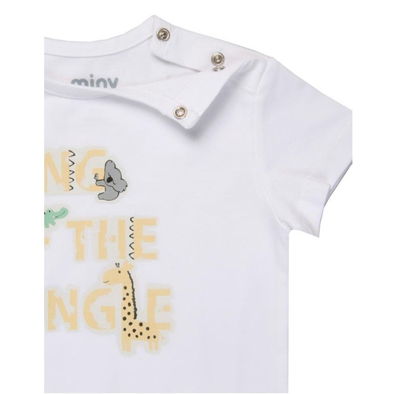 Minycenter Yazlık Erkek Bebek T-shirt Yeşil