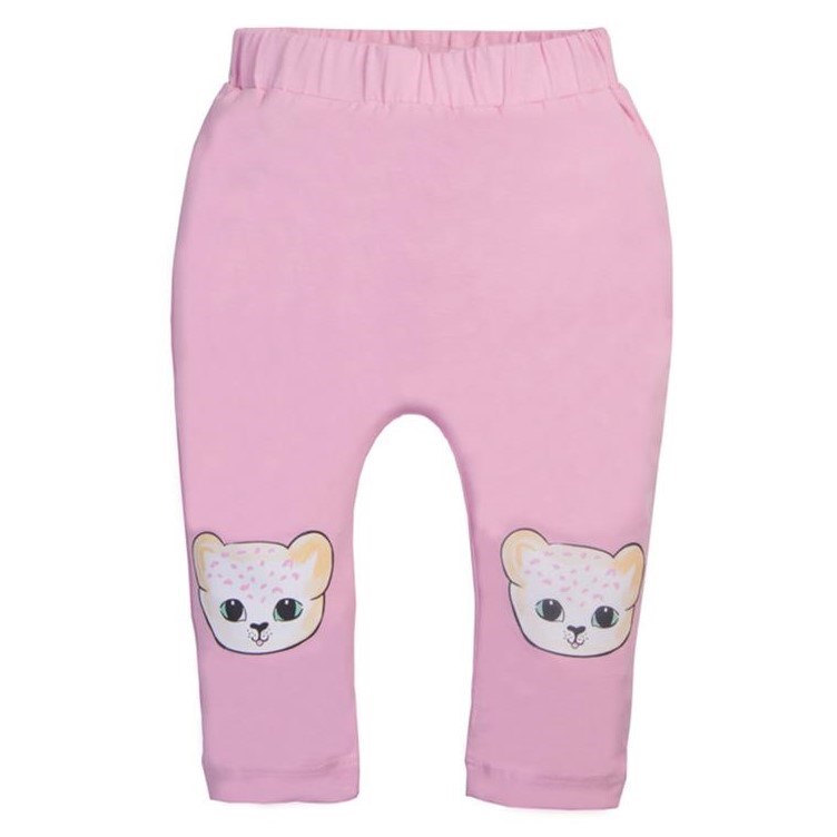 Minycenter Yazlık Kız Bebek Tayt 2'li Set Pembe