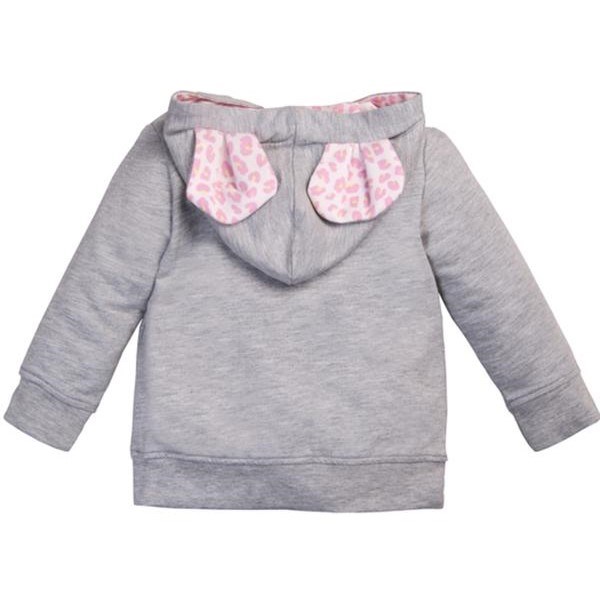 Minycenter Yazlık Kız Bebek Sweat-shirt Gri