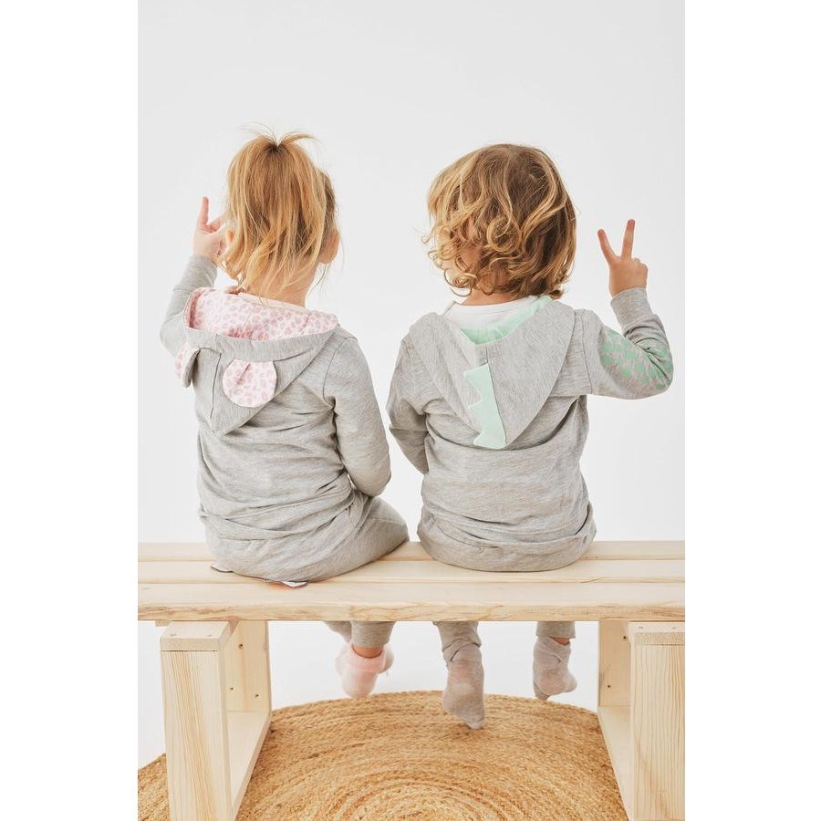 Minycenter Yazlık Kız Bebek Sweat-shirt Gri