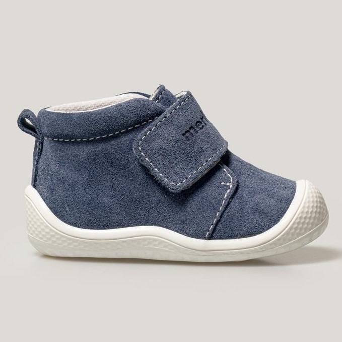 Merli Rose Stride Süet İlk Adım Botu Koyu Mavi