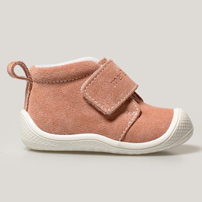 Merli Rose Stride Süet İlk Adım Botu Pembe
