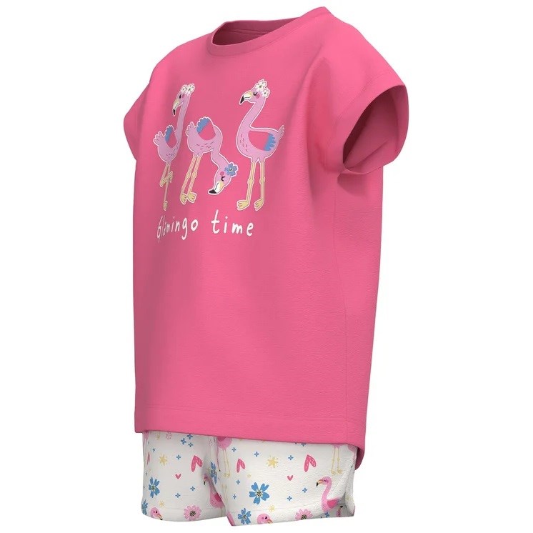 Name It Yazlık Kız T-shirt Şort 2'li Set Pembe