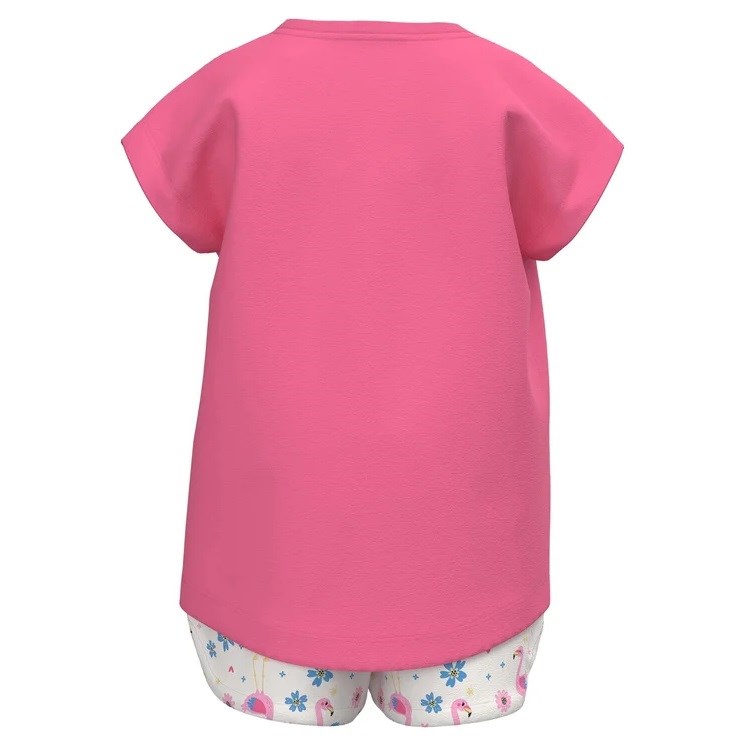 Name It Yazlık Kız T-shirt Şort 2'li Set Pembe