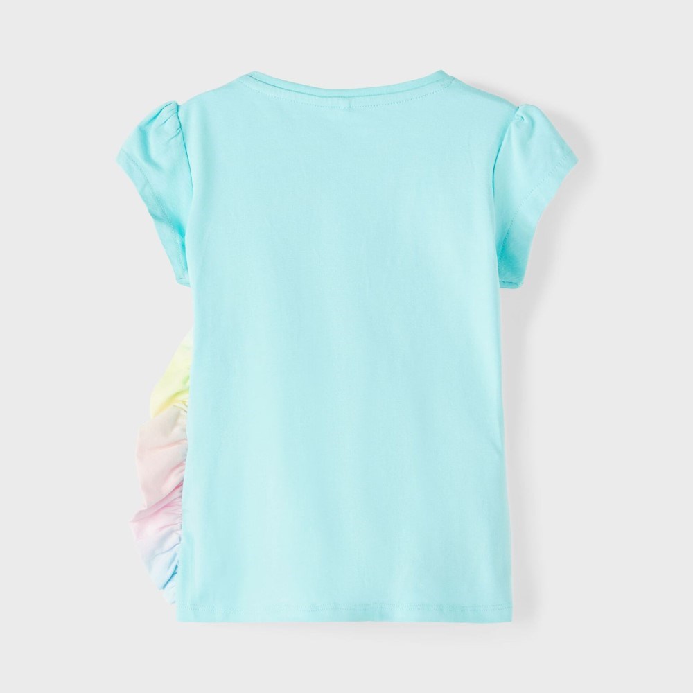 Name It Yazlık Kız Kısa Kol T-shirt Mavi