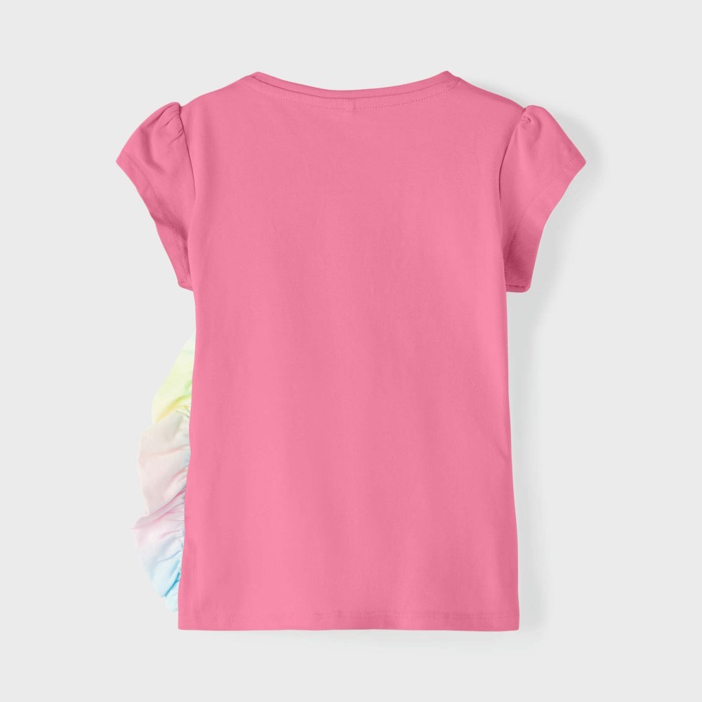 Name It Yazlık Kız Kısa Kol T-shirt Pembe