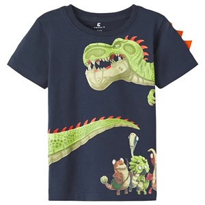 Name It Yazlık Erkek Orijinal Dinozor Desenli Kısa Kol T-shirt