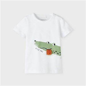 Name It Organik Yazlık Erkek Bebek Kısa Kol T-shirt