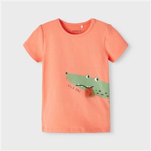 Name It Organik Yazlık Erkek Bebek Kısa Kol T-shirt