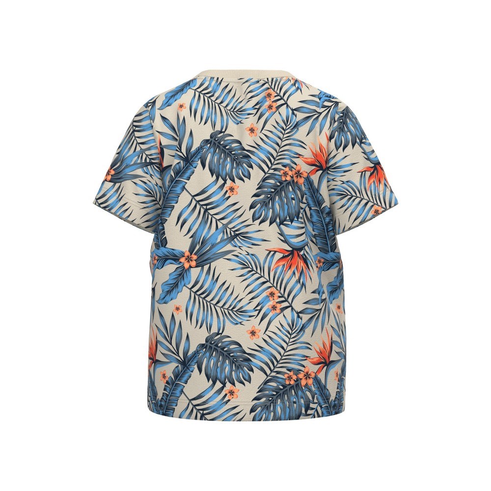 Name It Yazlık Erkek Kısa Kol T-shirt Krem