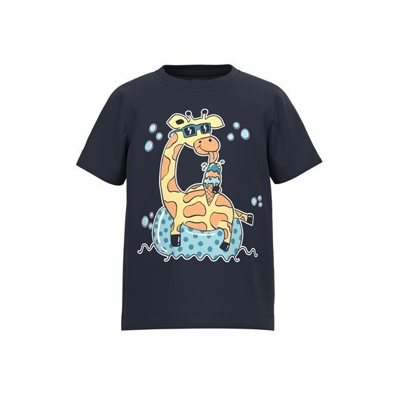 Name It Yazlık Erkek Kısa Kol T-shirt Koyu Mavi