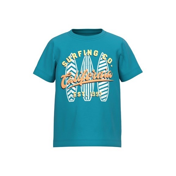 Name It Yazlık Erkek Kısa Kol T-shirt Mavi
