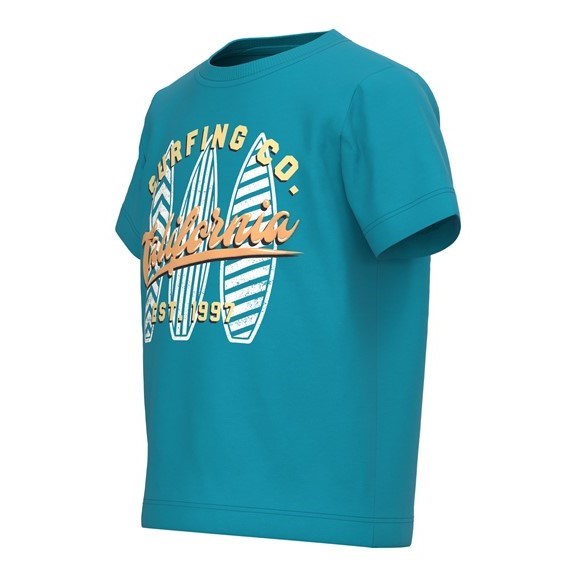 Name It Yazlık Erkek Kısa Kol T-shirt Mavi