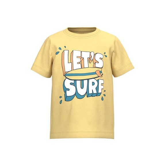 Name It Yazlık Erkek Kısa Kol T-shirt Sarı