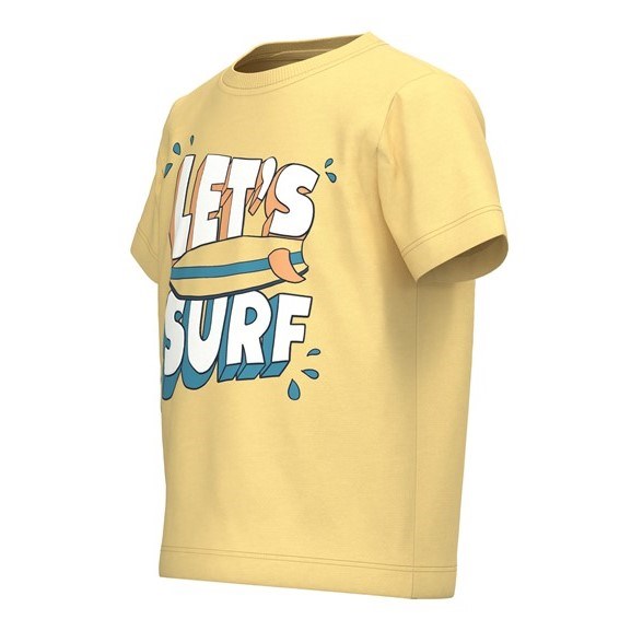 Name It Yazlık Erkek Kısa Kol T-shirt Sarı