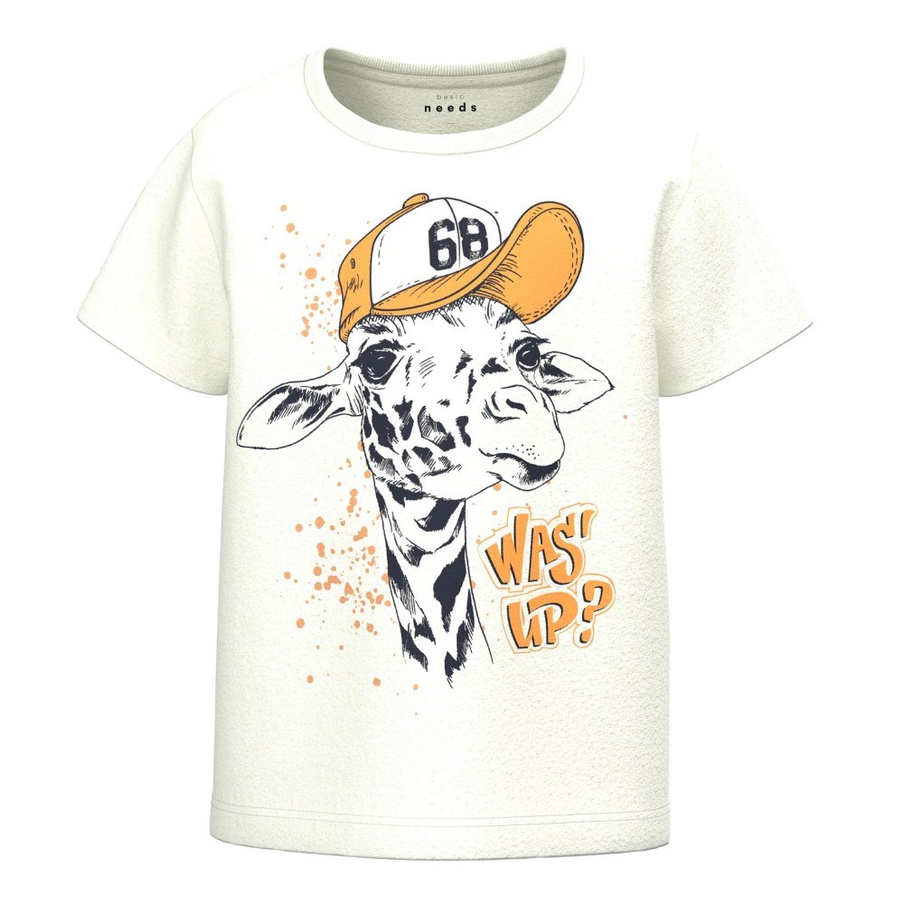 Name It Yazlık Erkek Kısa Kol T-shirt Beyaz