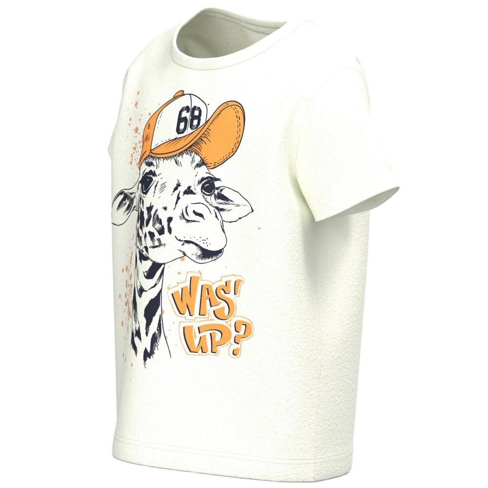 Name It Yazlık Erkek Kısa Kol T-shirt Beyaz