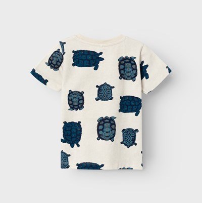 Name It Yazlık Erkek Kısa Kol T-shirt Krem