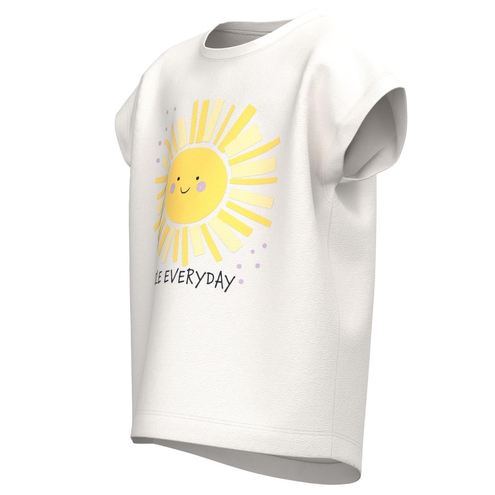 Name It Yazlık Kız Çocuk T-shirt Beyaz