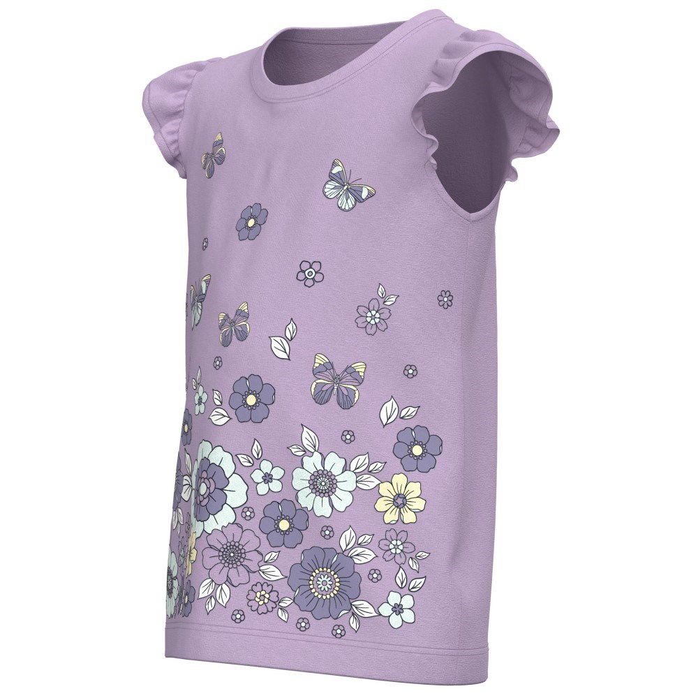 Name It Yazlık Kız Çocuk Kolsuz T-shirt Mor