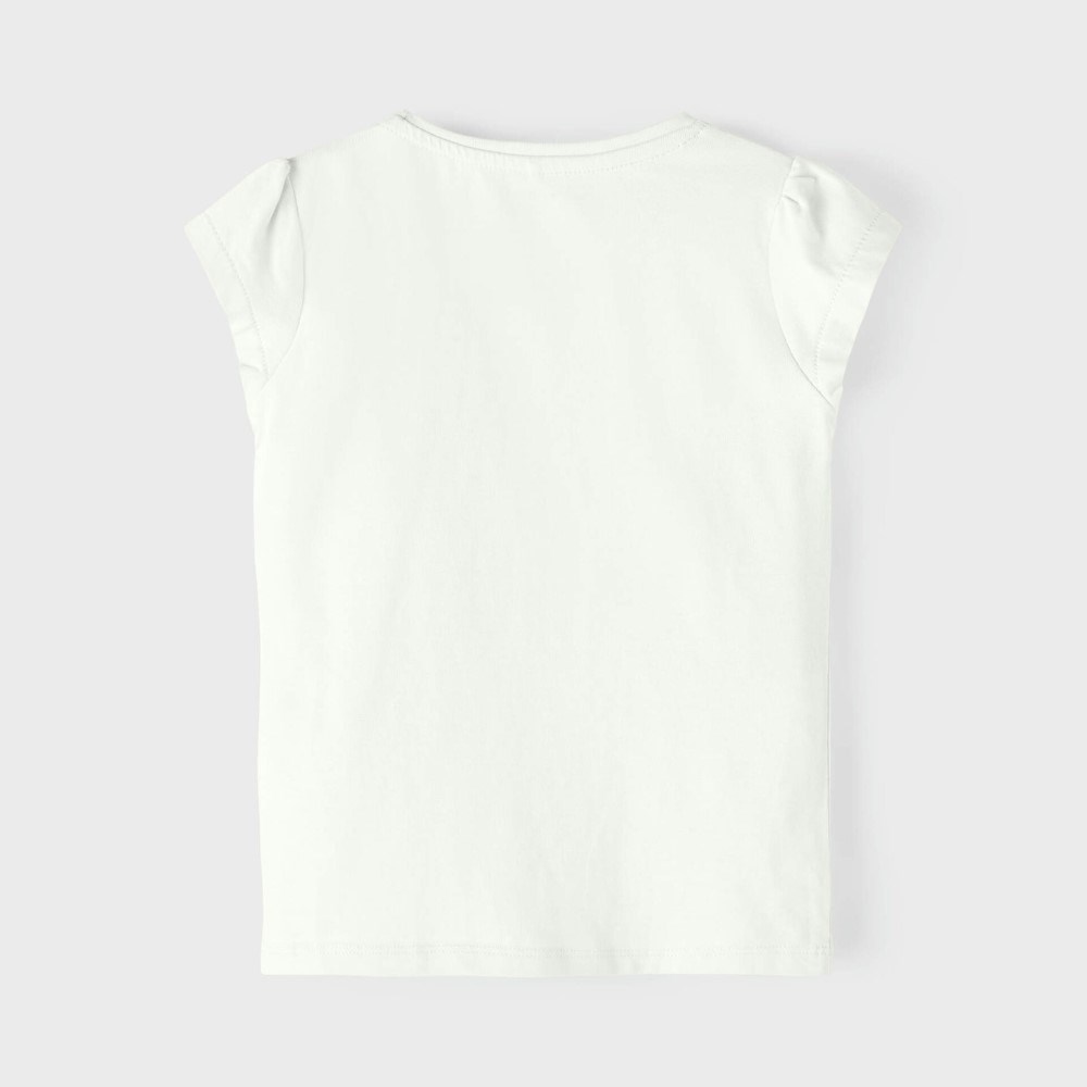 Name It Yazlık Kız Kısa Kol T-shirt Beyaz