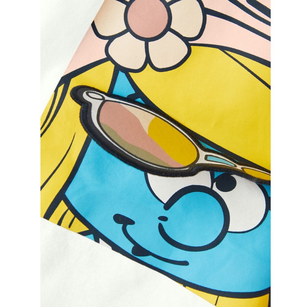Name It Yazlık Kız Kısa Kol T-shirt Beyaz