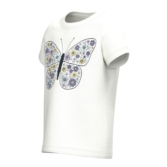 Name It Yazlık Kız Kısa Kol T-shirt Beyaz