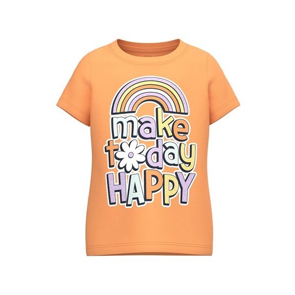 Name It Yazlık Kız Kısa Kol T-shirt Turuncu