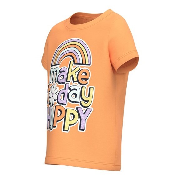 Name It Yazlık Kız Kısa Kol T-shirt Turuncu