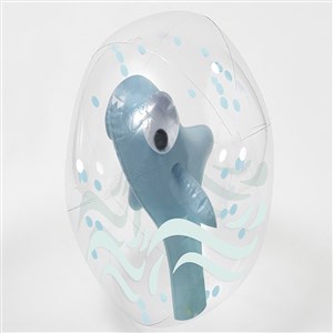 Sunnylife 3D Şişme Plaj Topu - Köpek Balığı