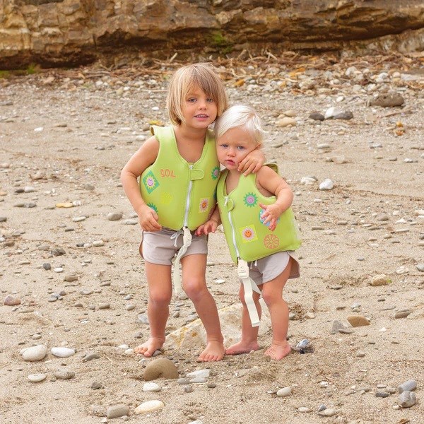 Sunnylife Swim Vest 1-2 SMILEY World Sol Sea Deniz Yeleği 