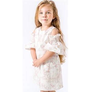 Wogi Yazlık Kız Çocuk Elbise Dresses Takım