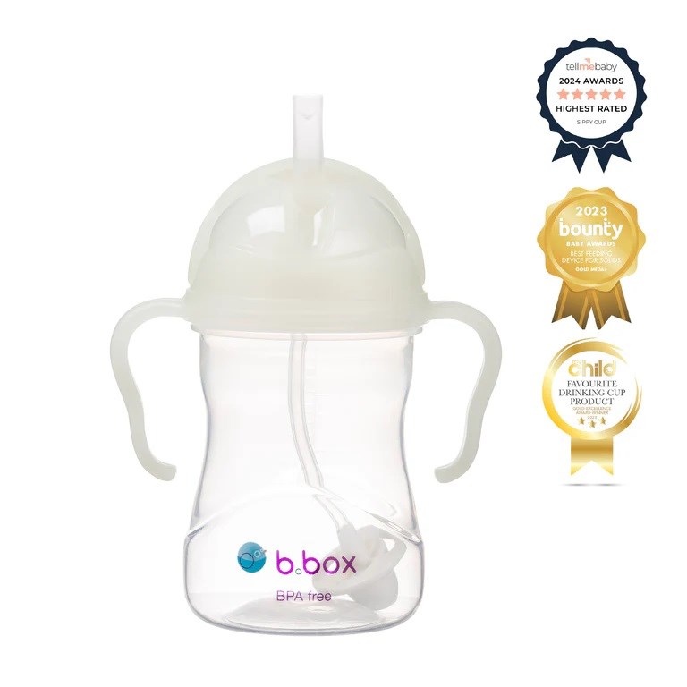 Bbox Tıklama Kilitli Uçlu Damlatmaz Pipetli Alıştırma Bardağıı 240ml +6 Ay Fosforlu 
