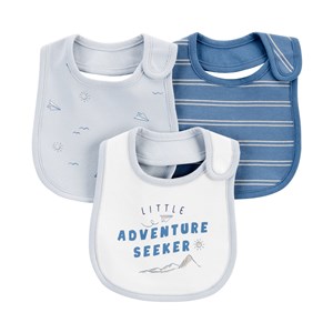 Carters Erkek Bebek Önlük Set 3'lü Paket 0-3 Ay