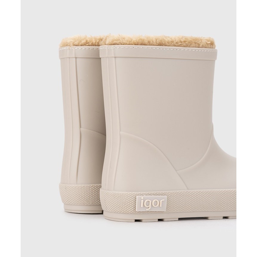 İgor Kürklü Çocuk Yağmur Botu Yogi Borreguito - Beige Krem