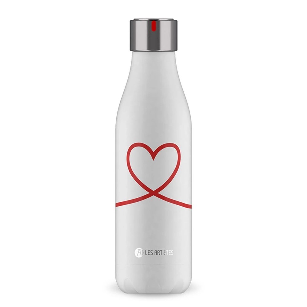 Les Artistes Paris Isı Yalıtımlı Çelik Termos Matara 500 ml Love 