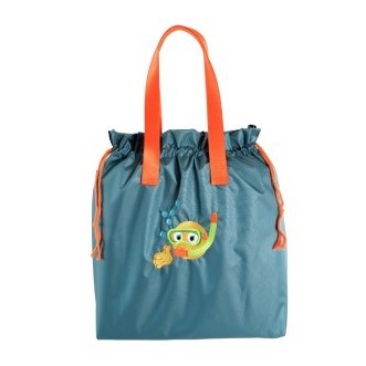 Atelier Bomonti Emoji Islak/Kirli Plaj Havuz Çantası Turkuaz